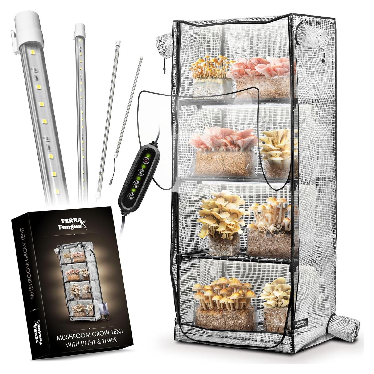 Carpa de Cultivo para Hongos Terra Fungus 69.85x48.26x165.1 cm