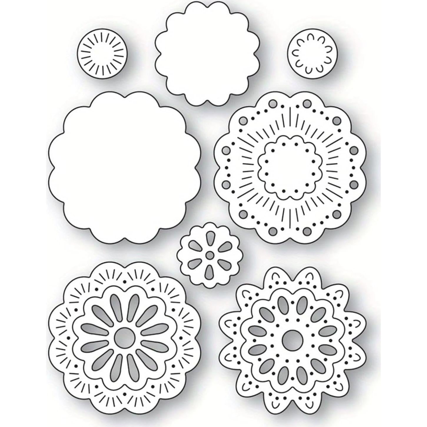 Troquel de Metal MCPOOX Lazo Decorativo 14.5x8.6 cm