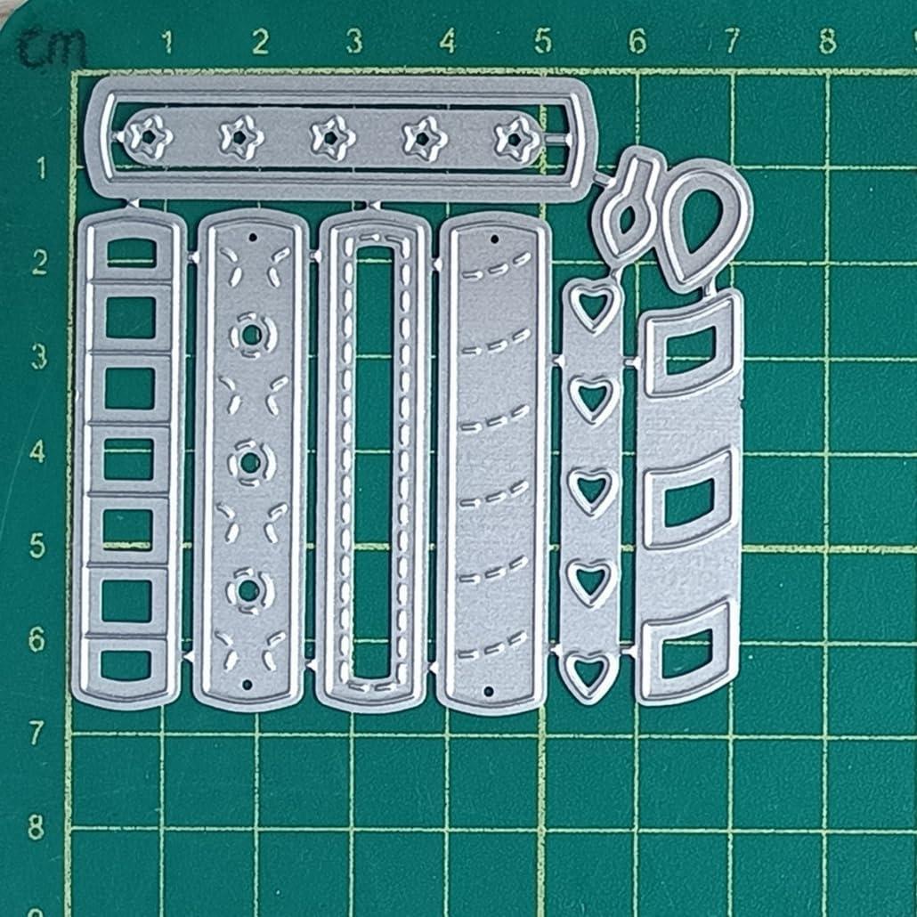 Troqueles de Metal FAWENUCY para Scrapbooking - Feliz Cumpleaños 10.7x9.9cm