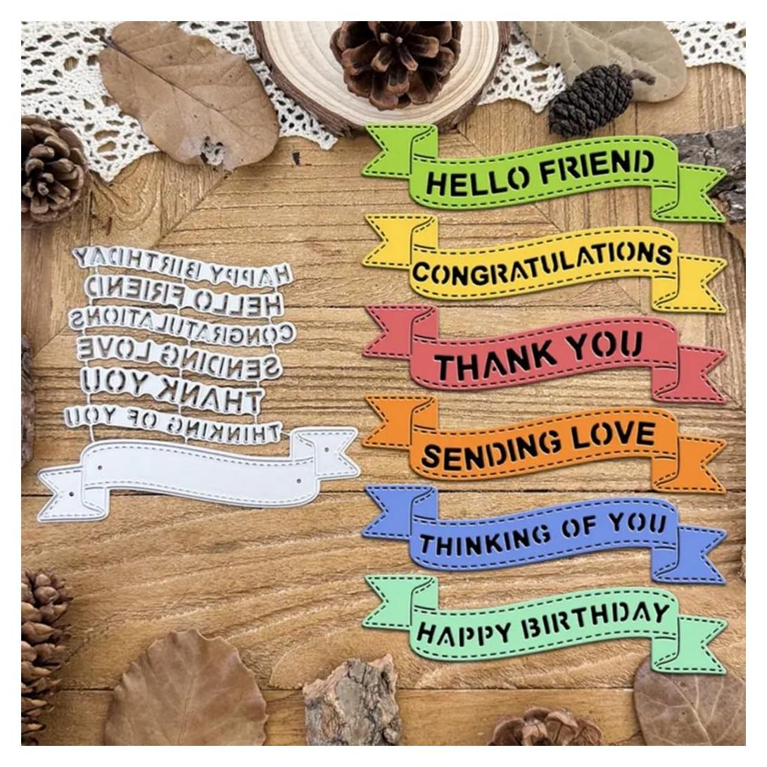 Troqueles de Scrapbooking FAWENUCY - Marco de Capa 10.7x9.9cm