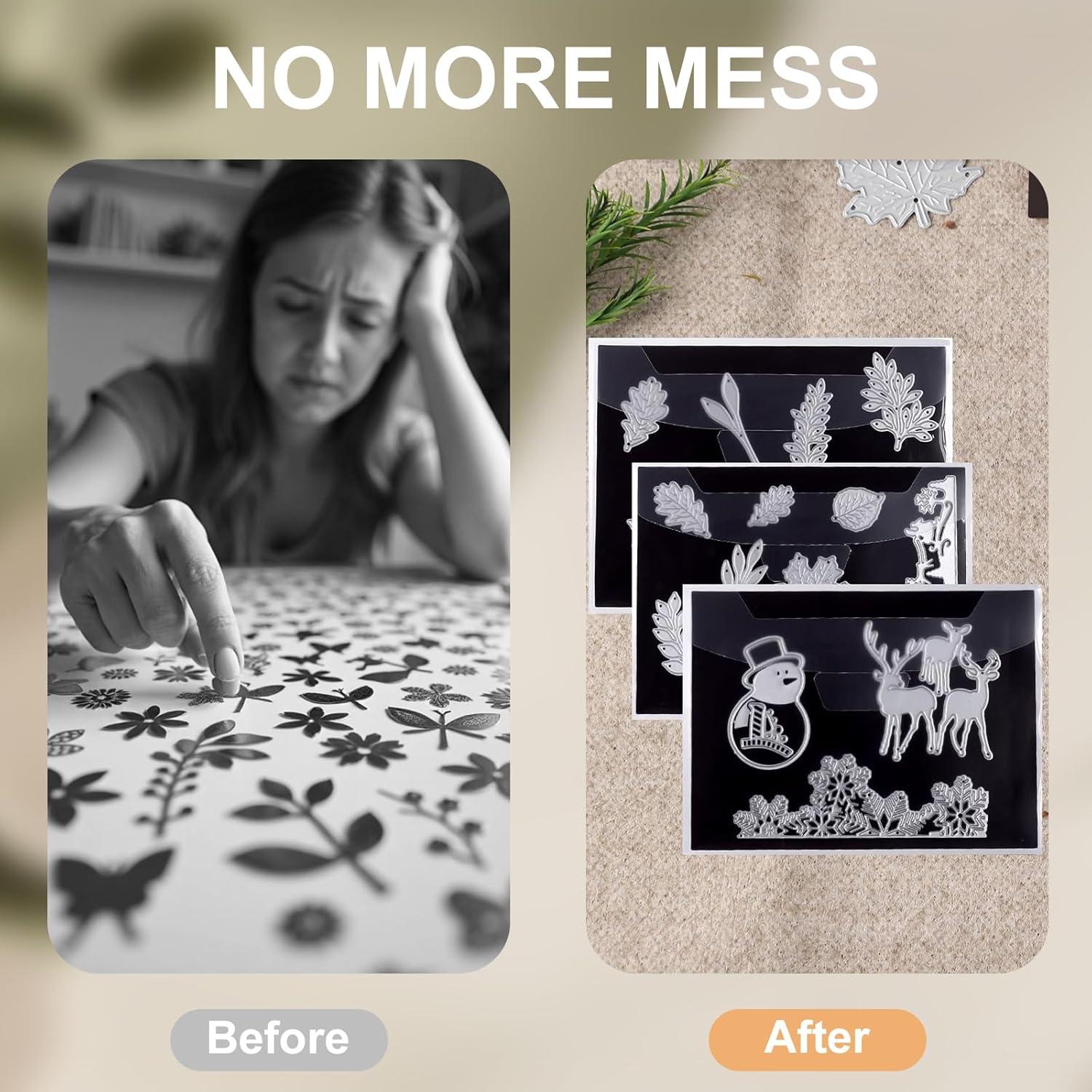 Set de Almacenamiento de Troqueles KKJCXY 20 Piezas Magnéticas