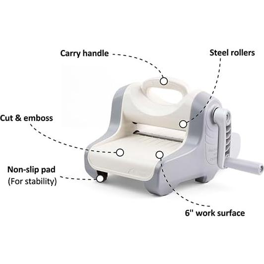 Máquina de Corte y Embossing Bira Craft 6" Magnética