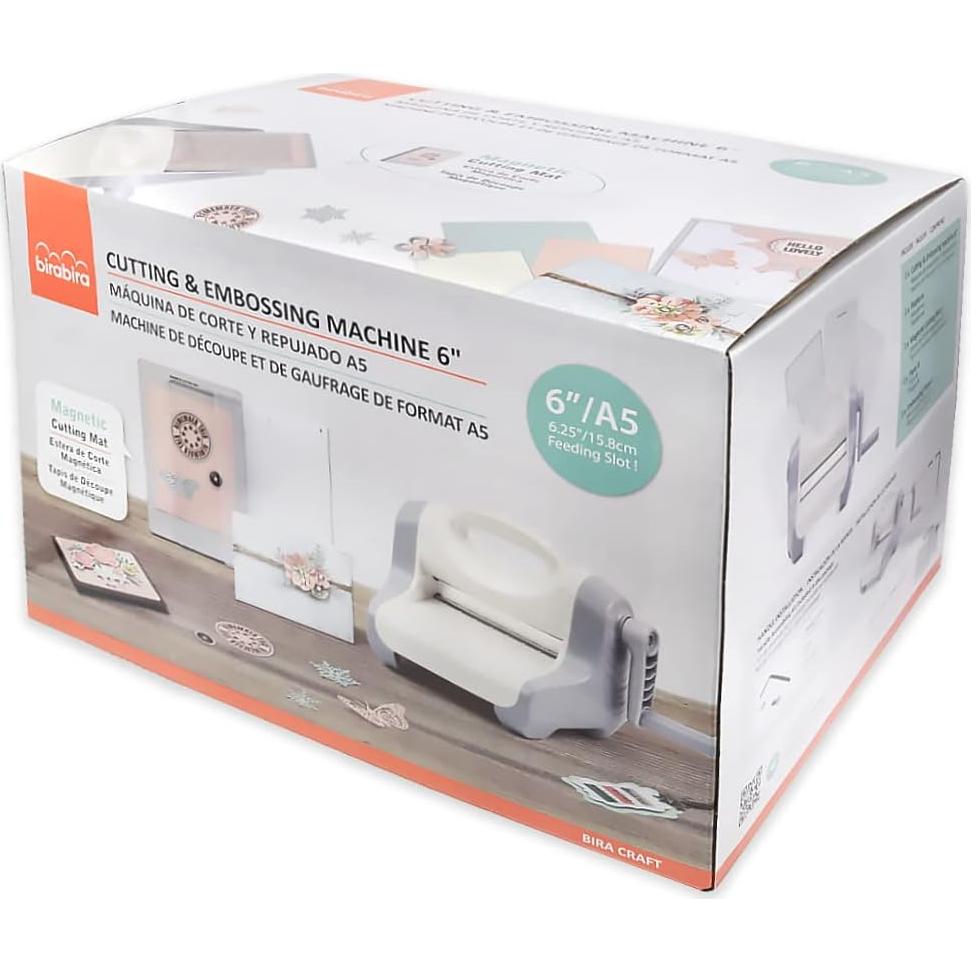 Máquina de Corte y Embossing Bira Craft 6" Magnética