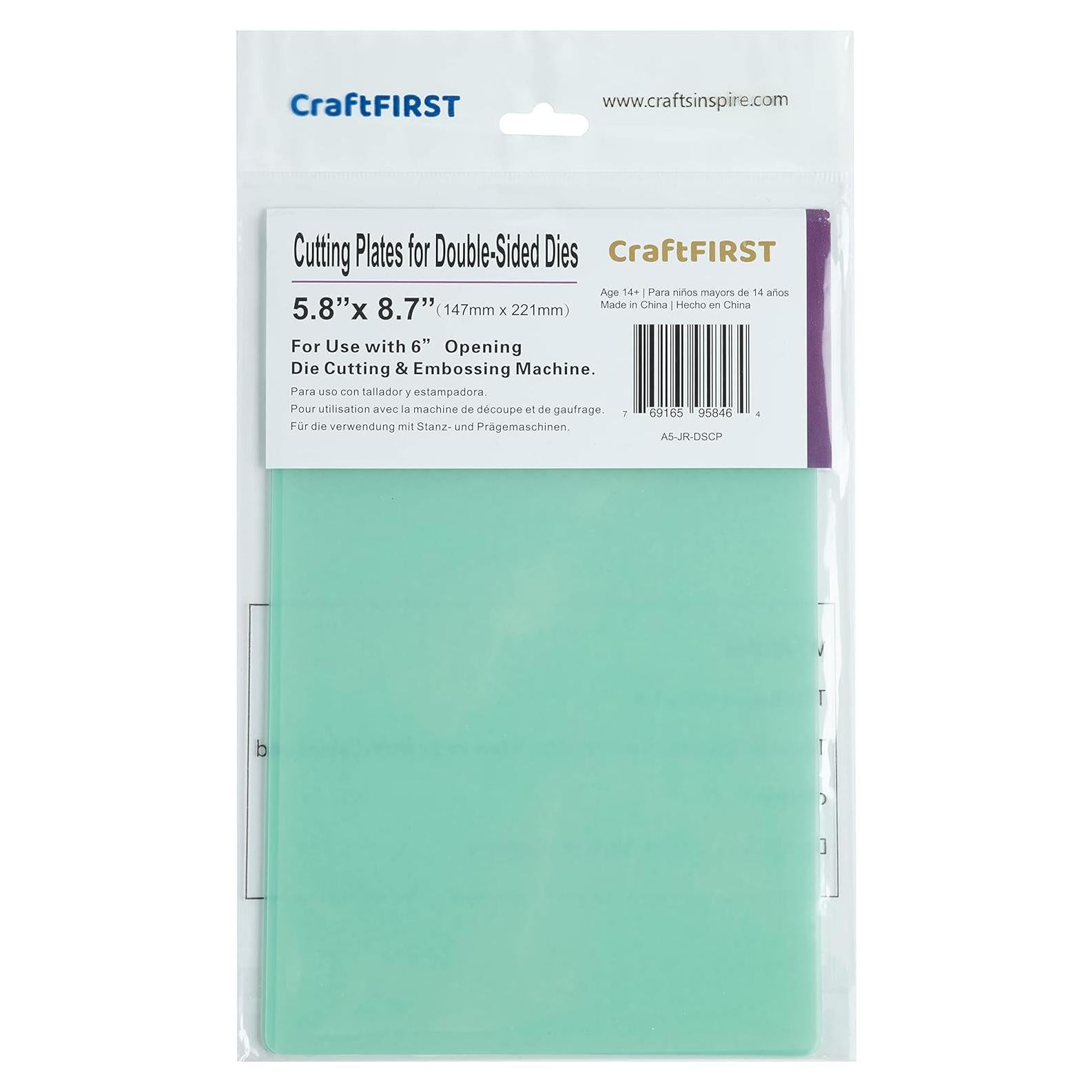 Placas de Corte CraftFIRST Doble Cara 147x221mm - 2 Piezas