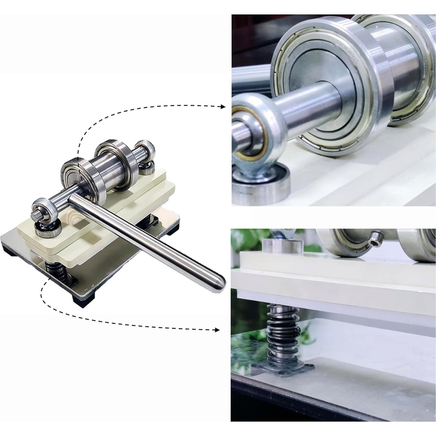 Cortadora de Troqueles Manual KZU TY965 para Cuero y Papel