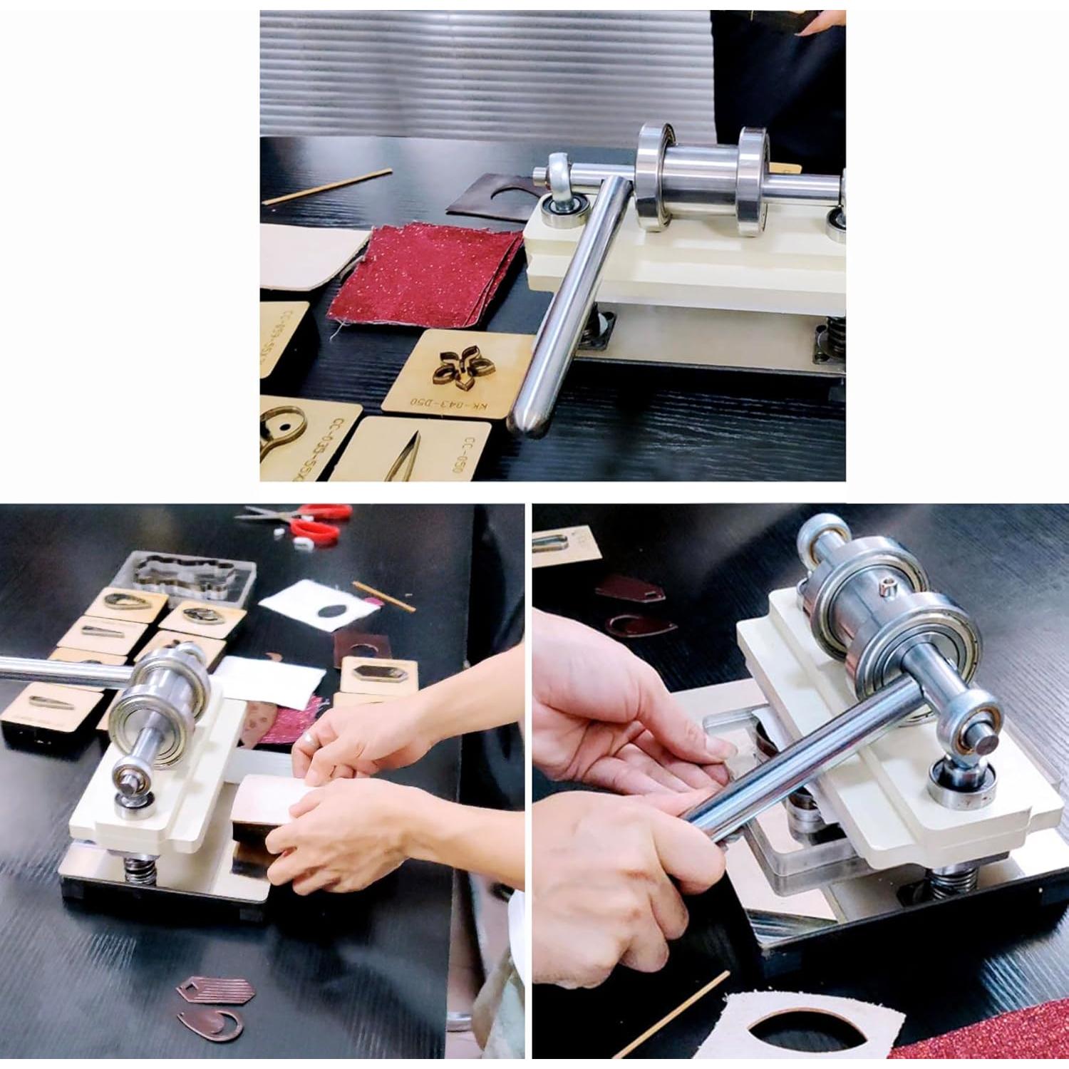 Cortadora de Troqueles Manual KZU TY965 para Cuero y Papel