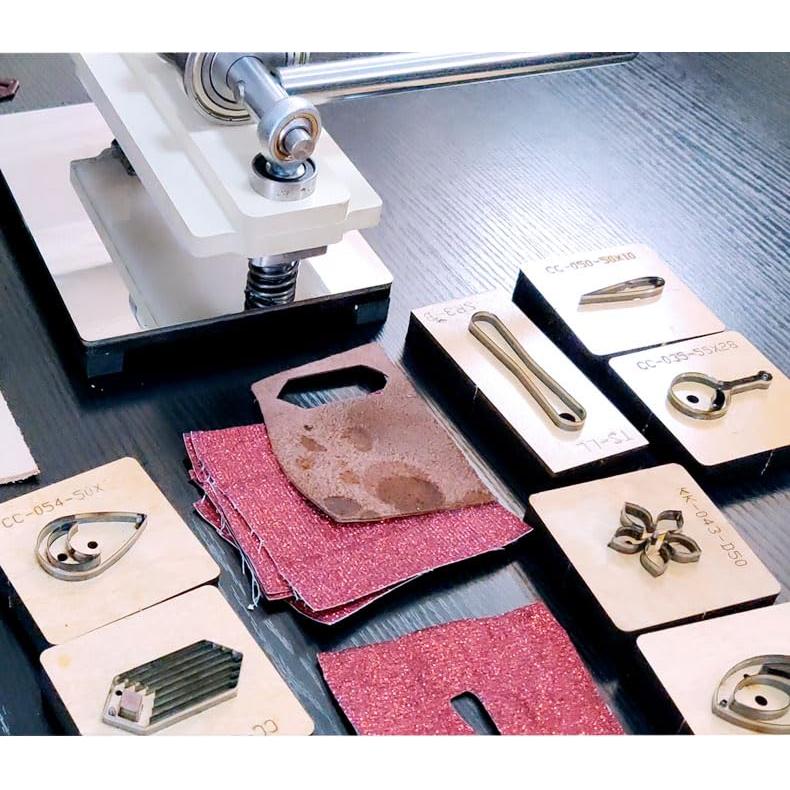 Cortadora de Troqueles Manual KZU TY965 para Cuero y Papel