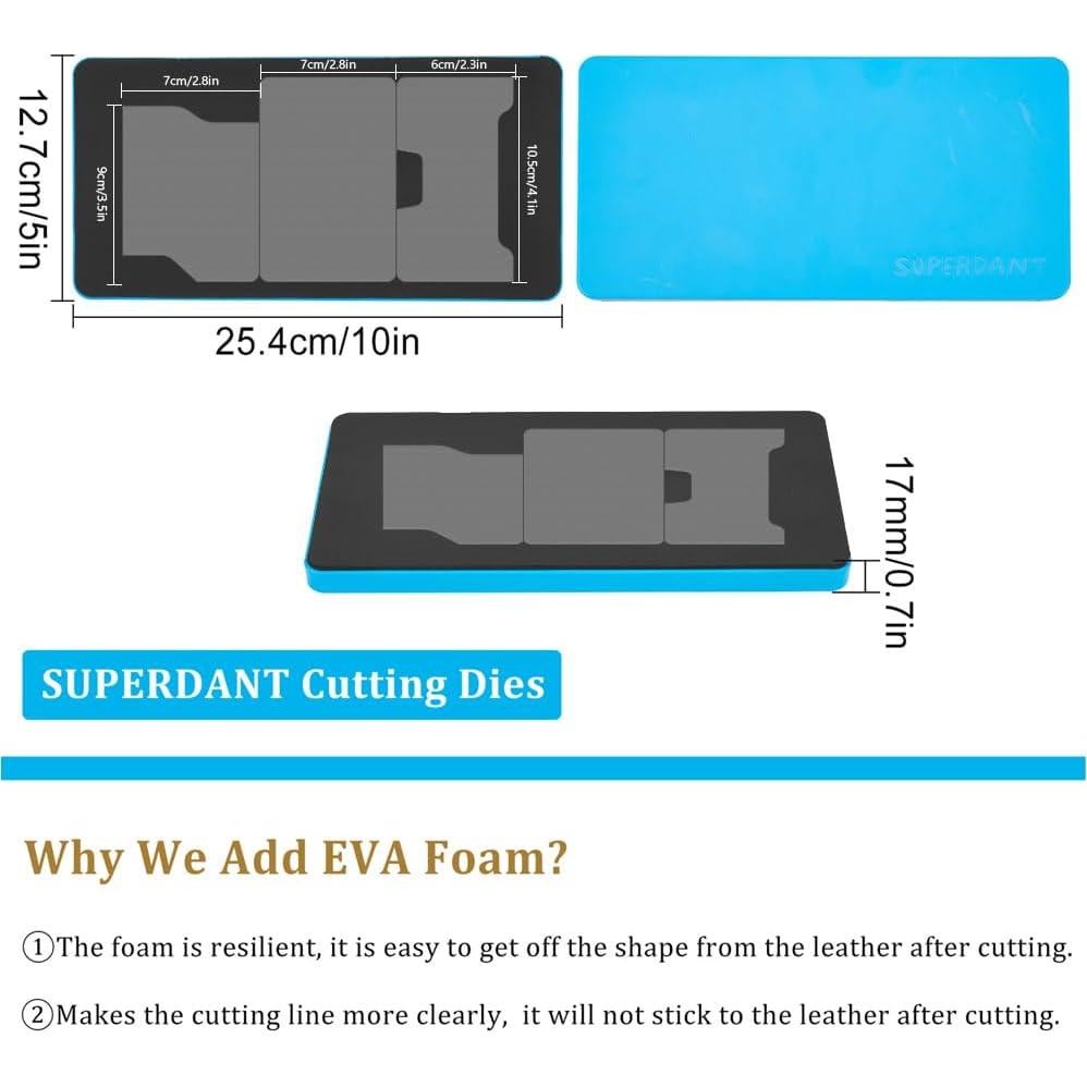 Troqueladora de Corte de Cuero SUPERDANT para Tarjetas 25.4x12.7cm