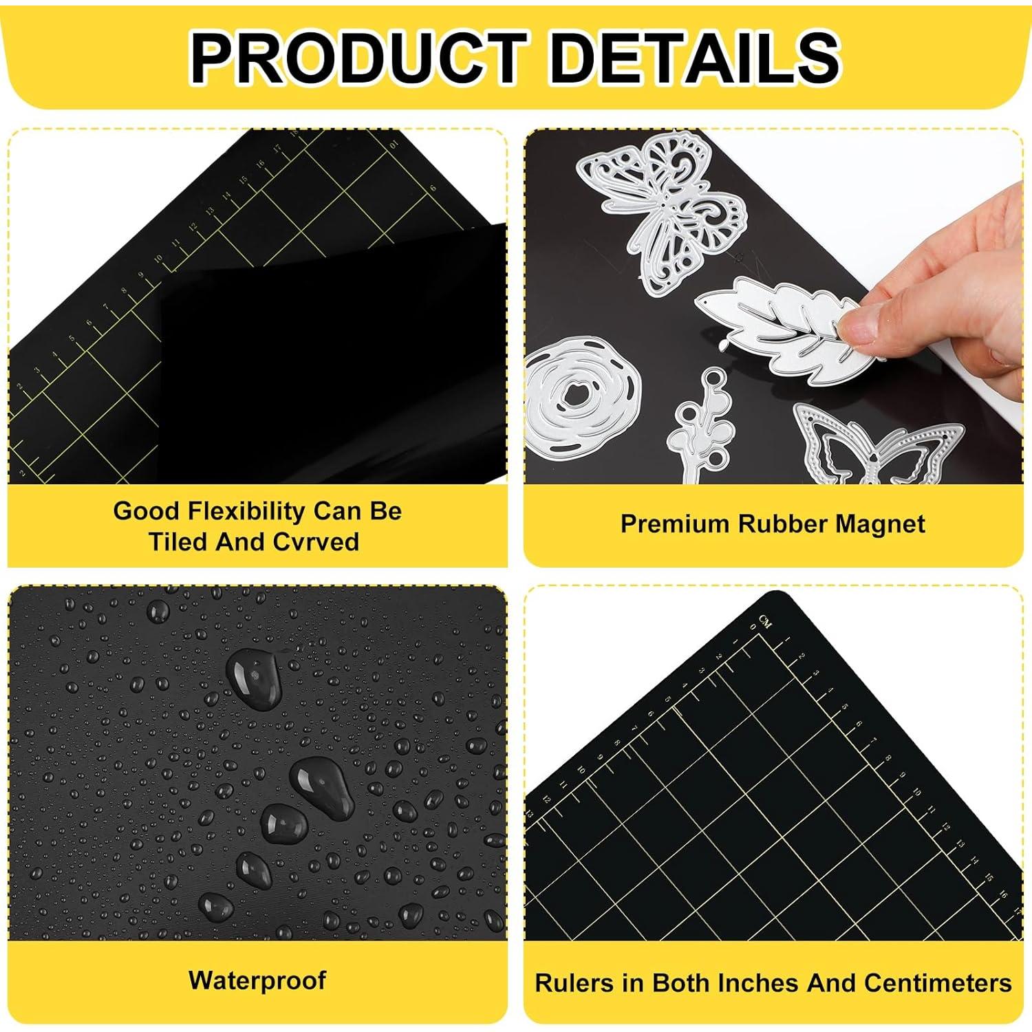 Copkim 2 Pcs Shim Magnético de Corte 22.86 x 31.75 cm