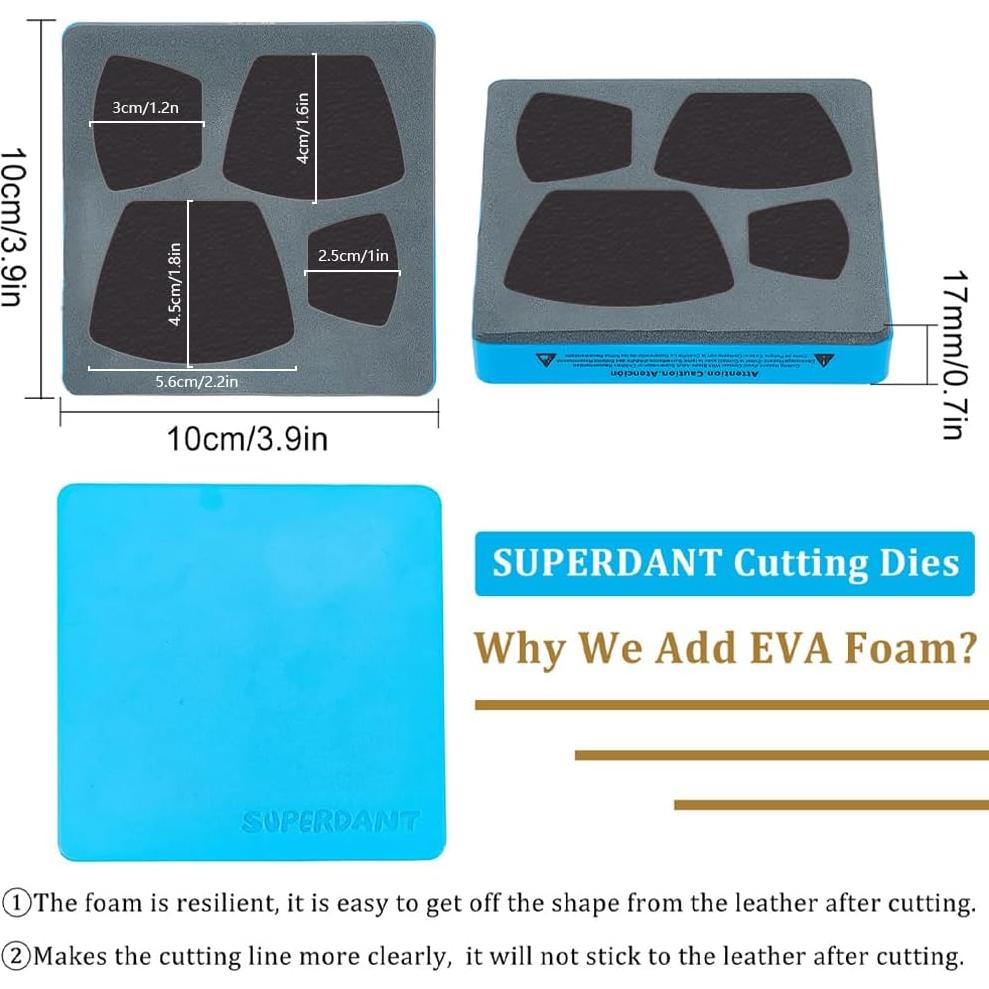 Troquel de Corte SUPERDANT Trapezio 10x10cm para Manualidades