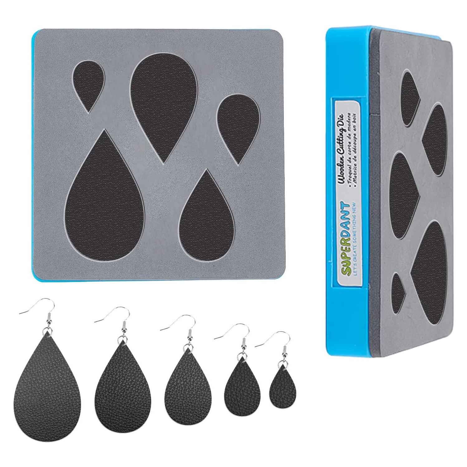 Troquel de Arete Gota de Agua SUPERDANT 10.5x10.5cm DIY