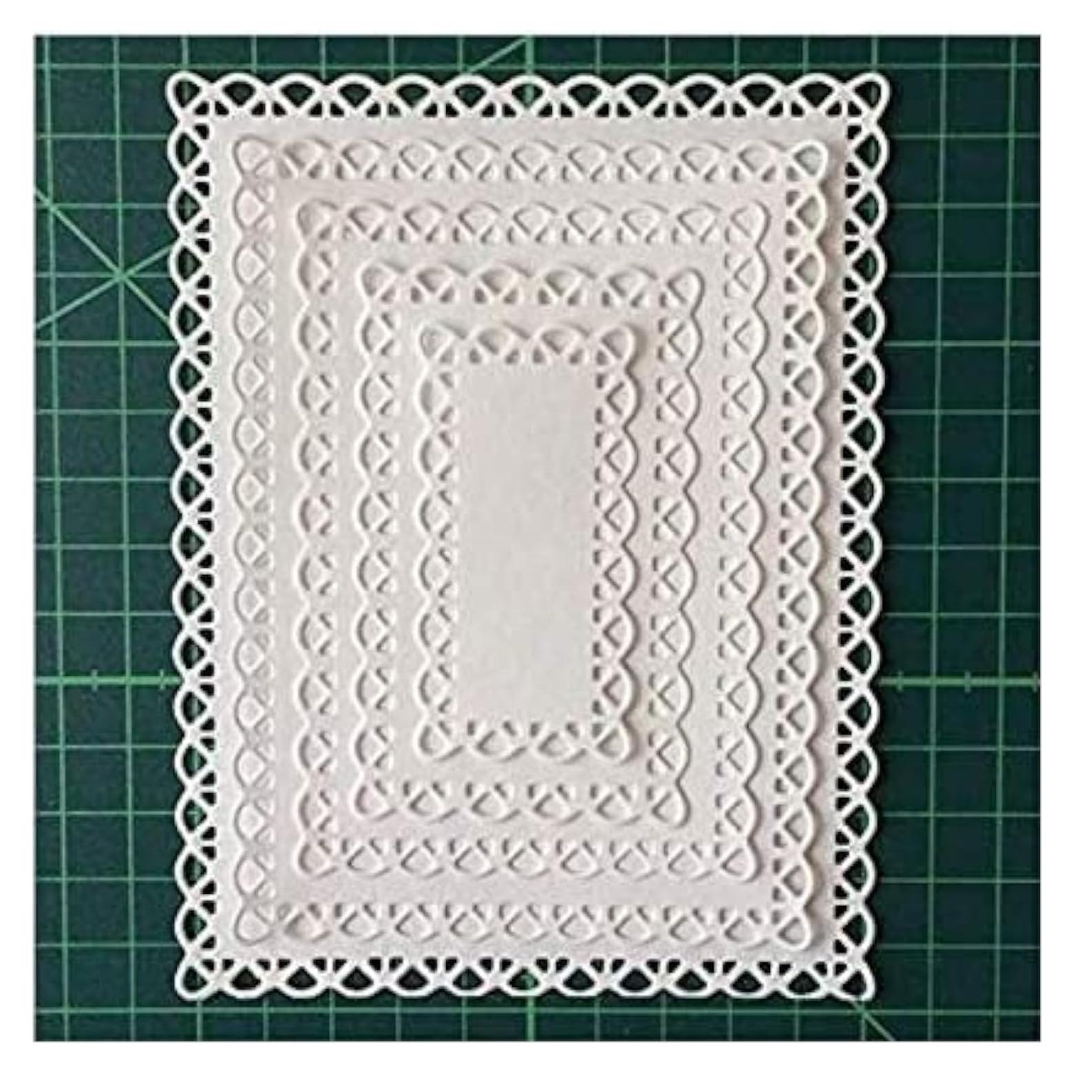 Troqueles de Corte de Metal CPEI Marco Rectangular 10.7x13.9 cm