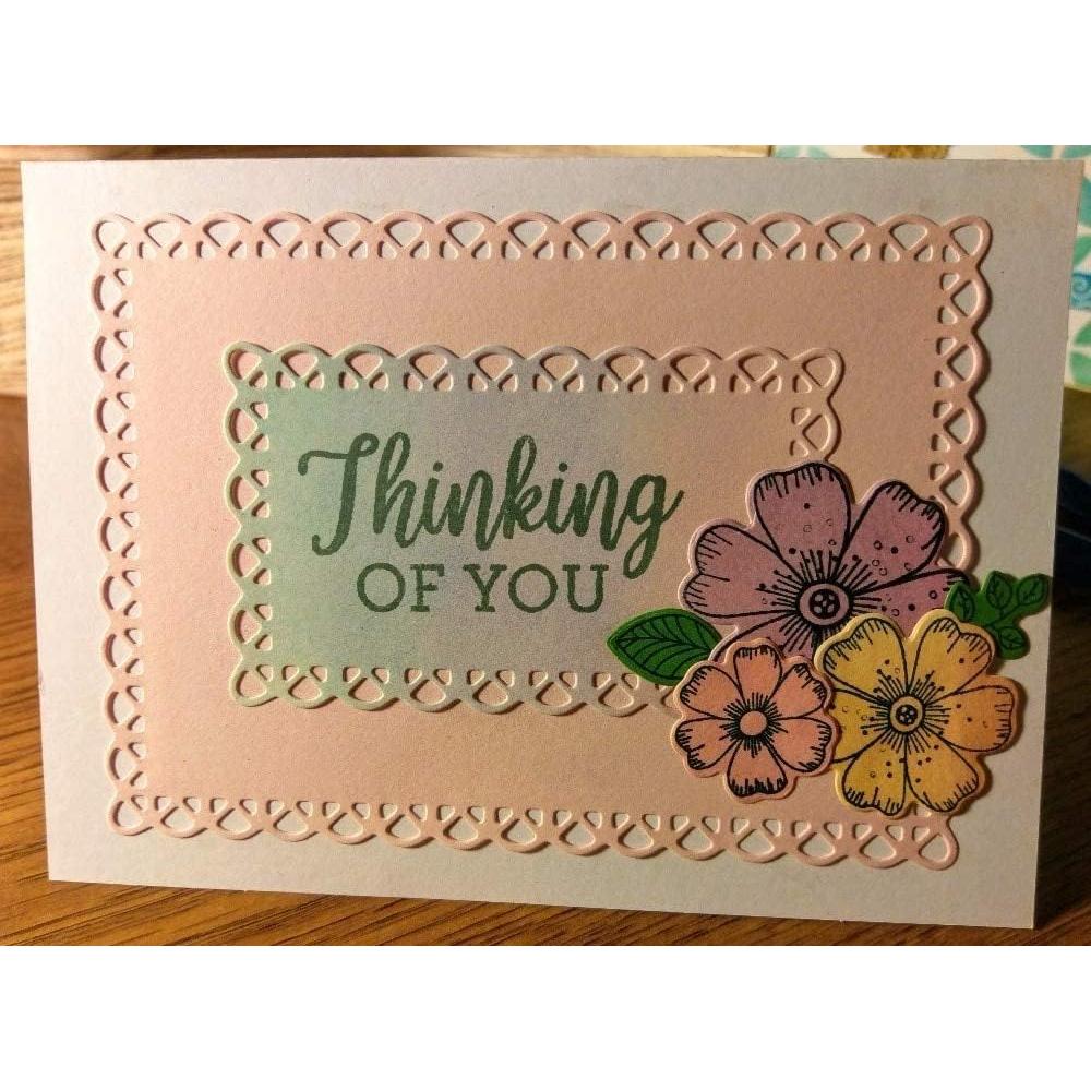 Troqueles de Corte de Metal CPEI Marco Rectangular 10.7x13.9 cm