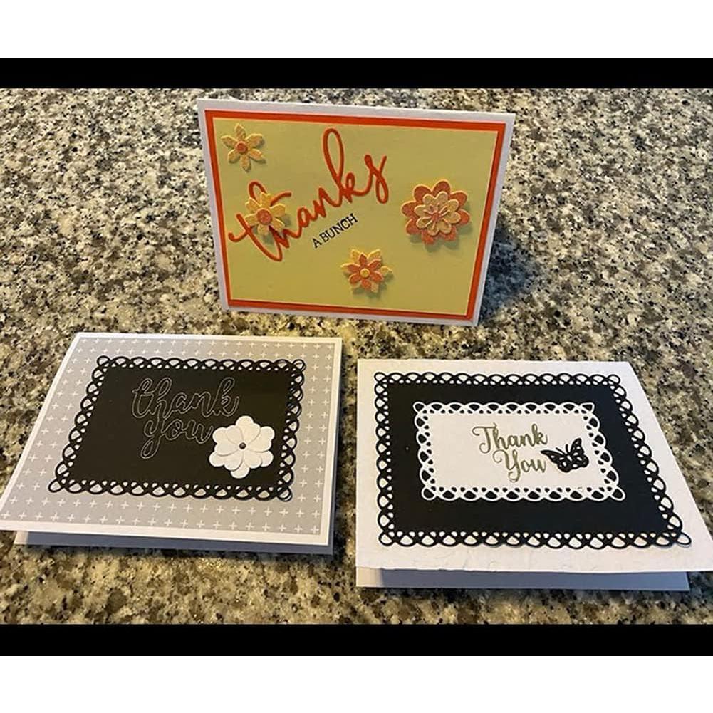 Troqueles de Corte de Metal CPEI Marco Rectangular 10.7x13.9 cm