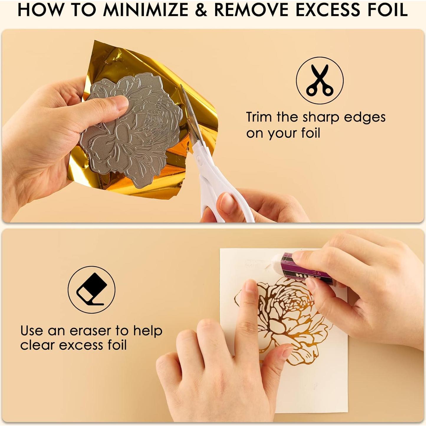 Máquina de Prensa de Foil Caliente Briartw 110V - 9 Piezas