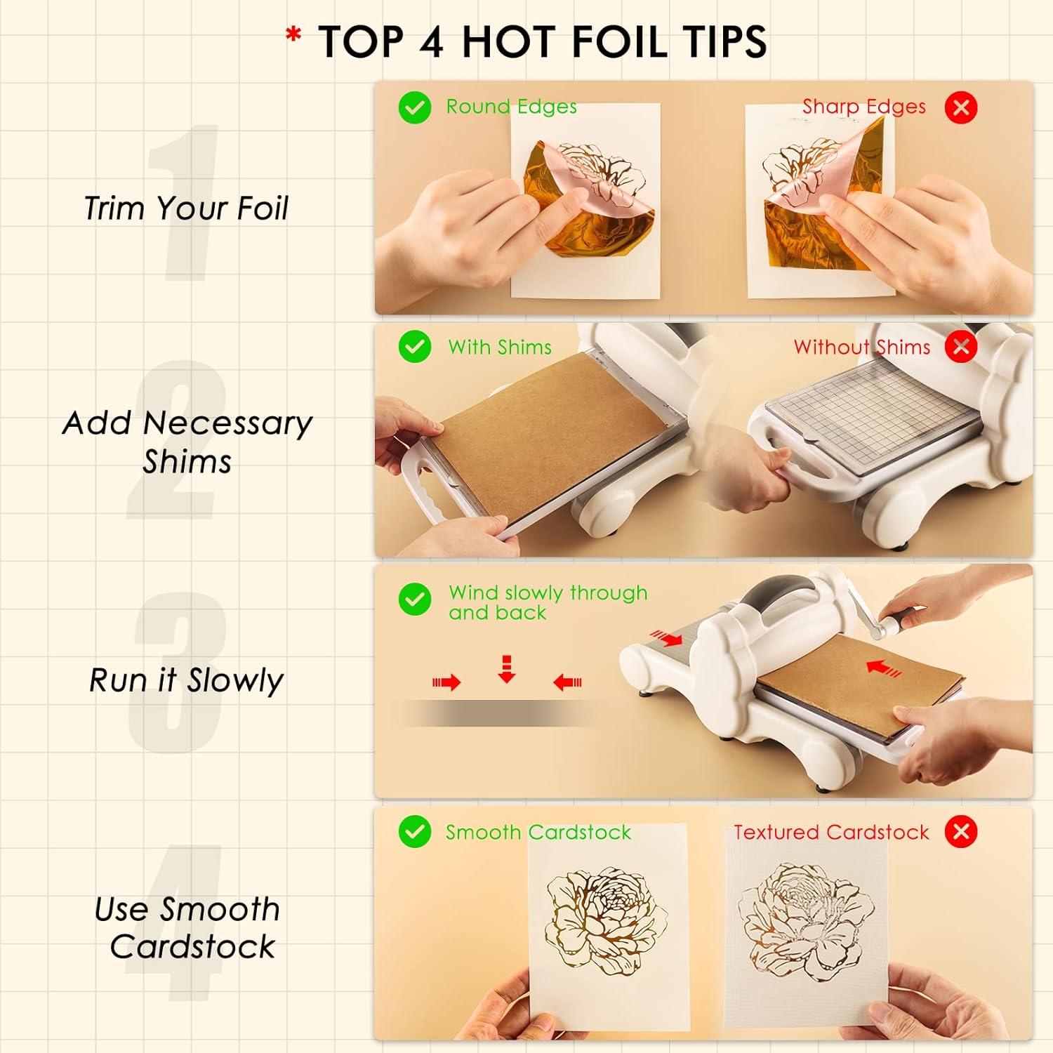 Máquina de Prensa de Foil Caliente Briartw 110V - 9 Piezas