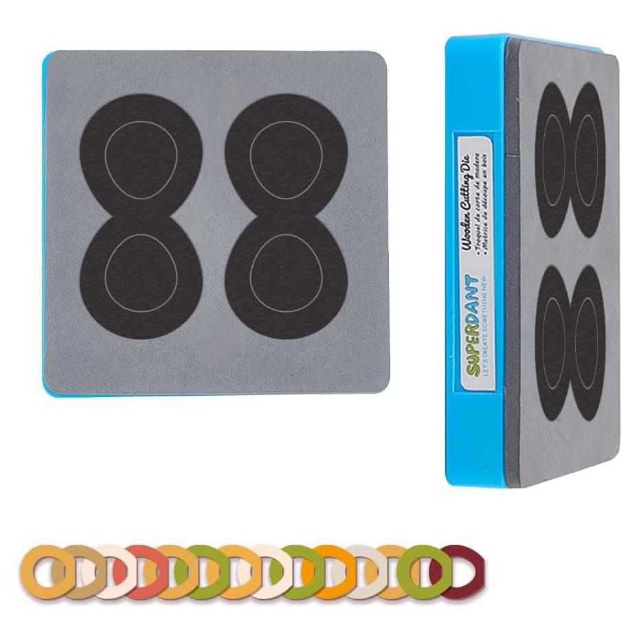 Troqueles de Corte de Cuero SUPERDANT 10x10cm Redondo DIY