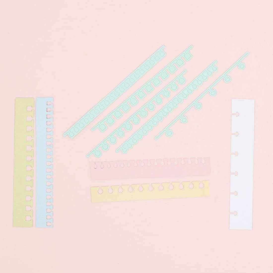 Set de 5 Troqueles Básicos Craftelier para Bordes de Encuadernación - 16.74 x 0.81 cm