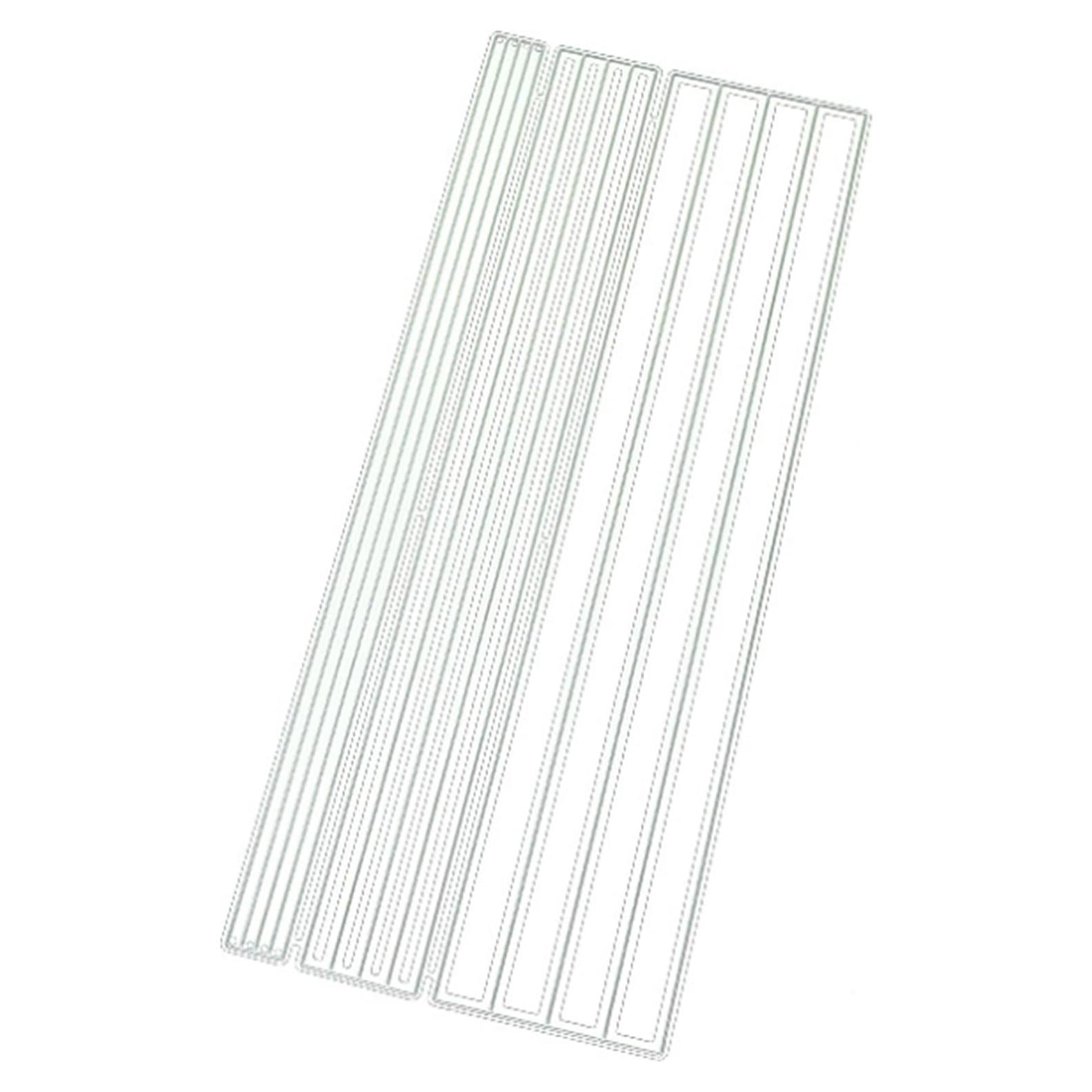 Troqueles de Corte MSCHEFAY para Tarjetas 3D - 21.3x8.9cm