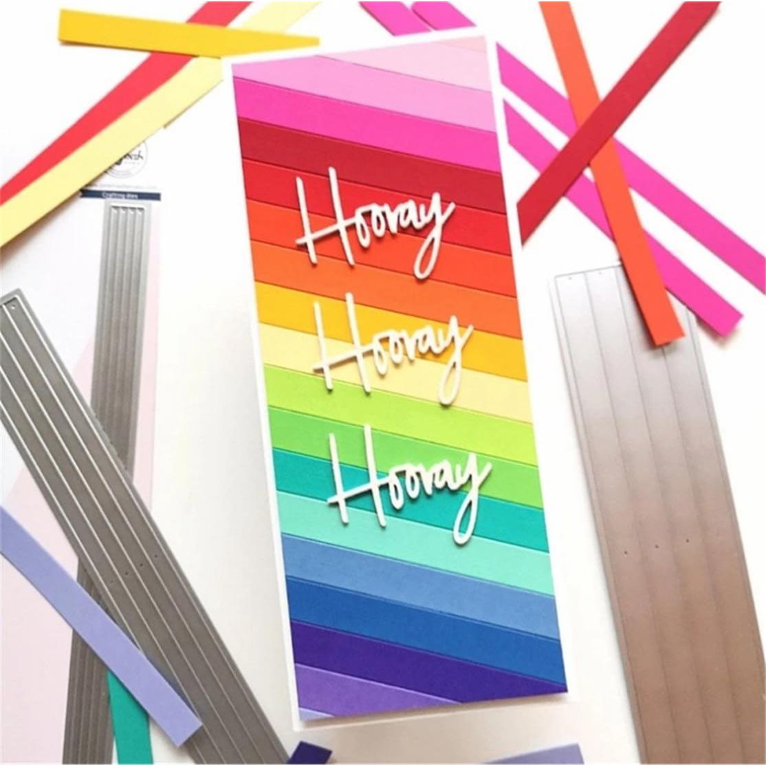 Troqueles de Corte MSCHEFAY para Tarjetas 3D - 21.3x8.9cm