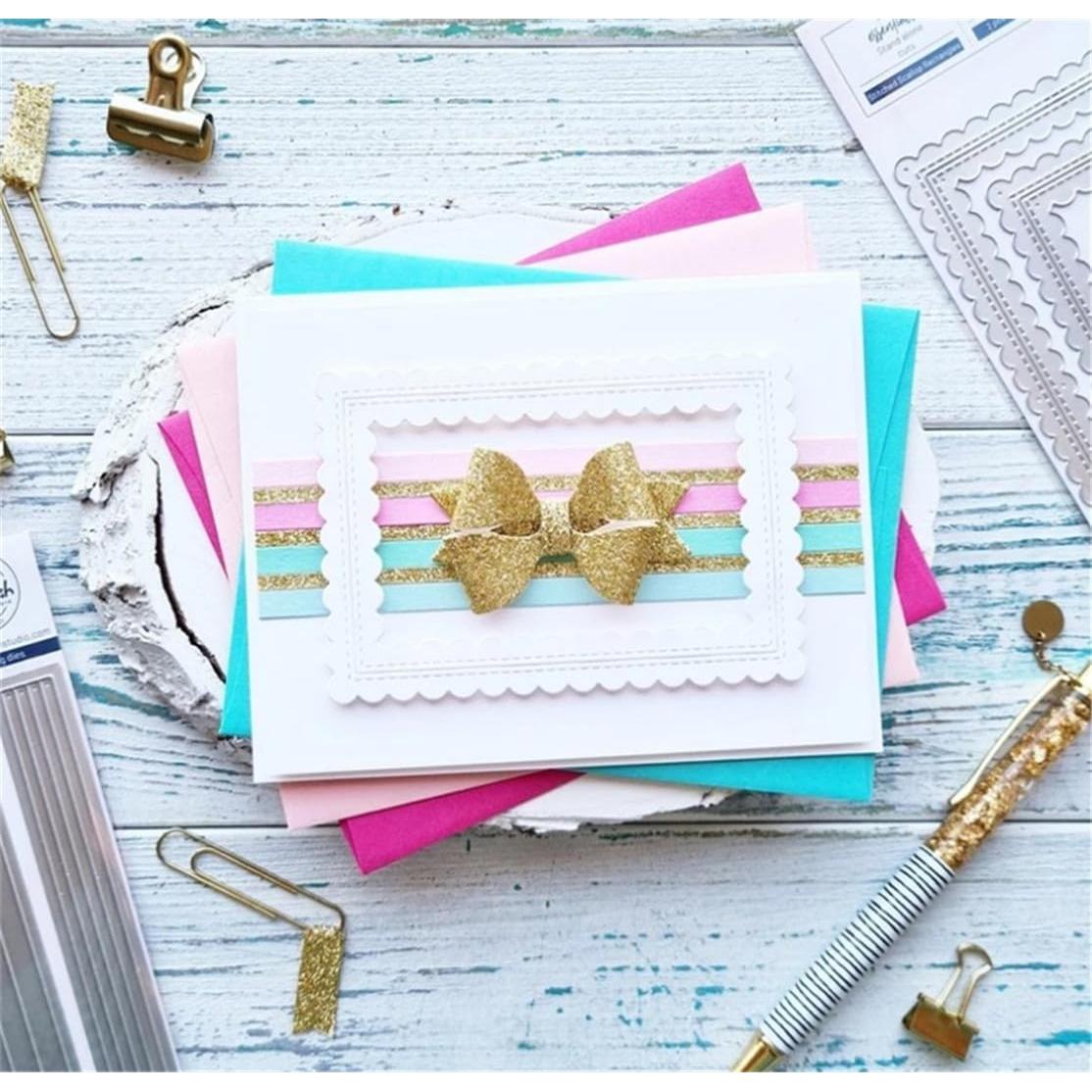 Troqueles de Corte MSCHEFAY para Tarjetas 3D - 21.3x8.9cm