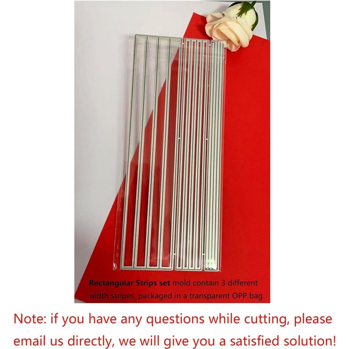 Troqueles de Corte MSCHEFAY para Tarjetas 3D - 21.3x8.9cm