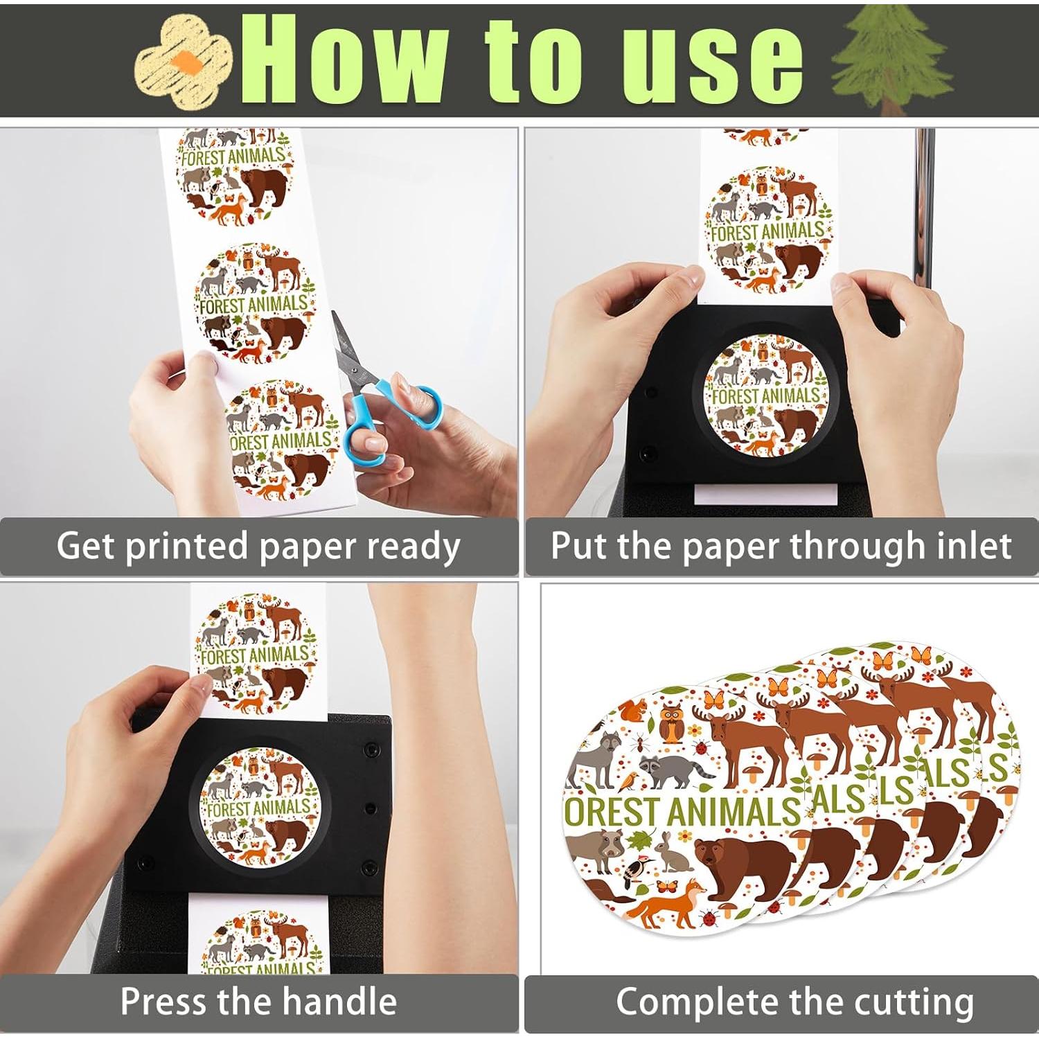 Troqueladora de Papel Manual Engrowtic 58 mm Cortadora de Agujeros