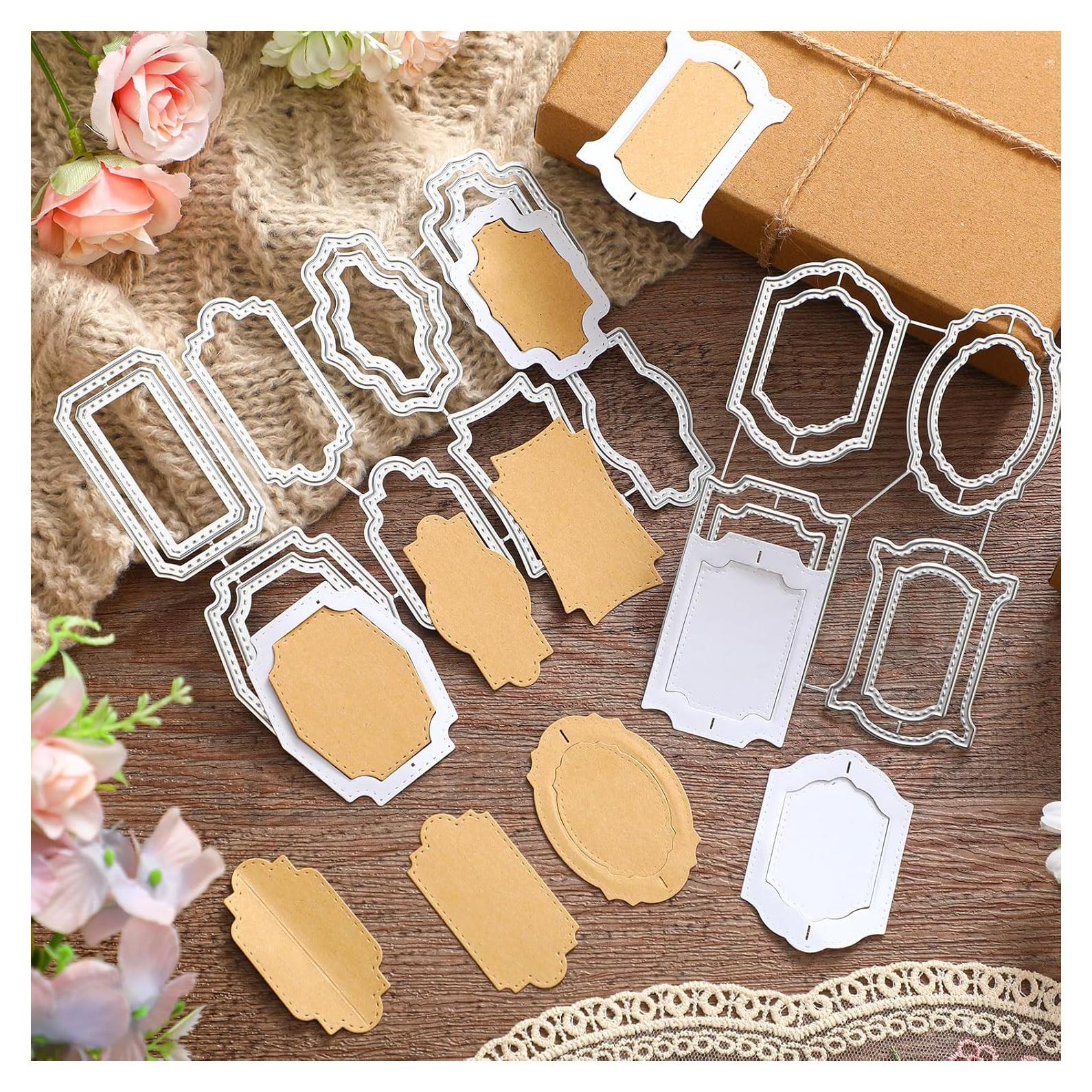 Troqueles de Corte de Metal Jinei 12 Pcs para Scrapbooking