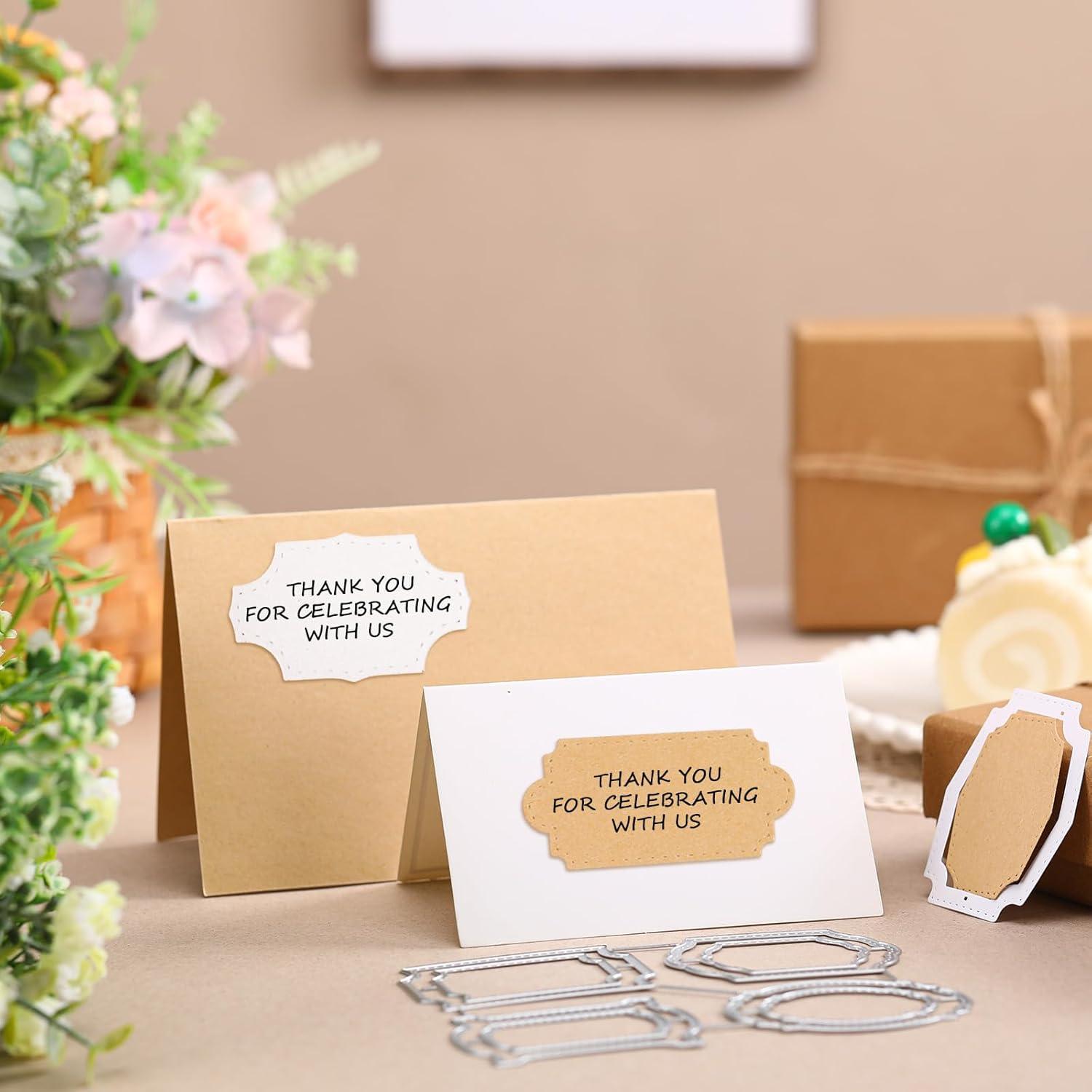 Troqueles de Corte de Metal Jinei 12 Pcs para Scrapbooking