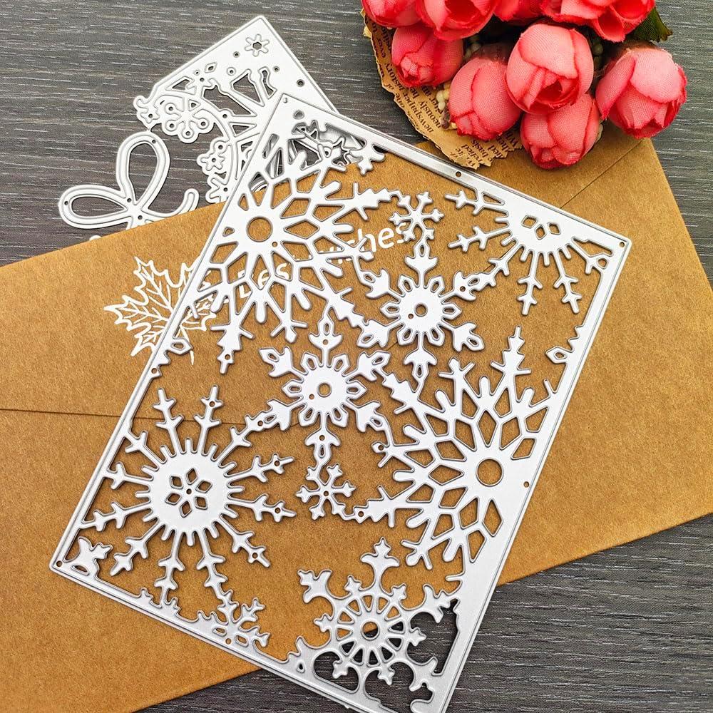 Cortes de Metal Kashoer para Scrapbooking - Copo de Nieve y Linterna