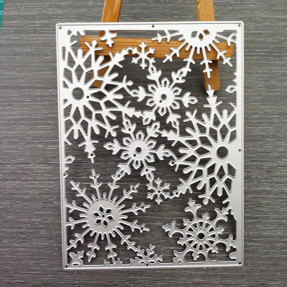 Cortes de Metal Kashoer para Scrapbooking - Copo de Nieve y Linterna