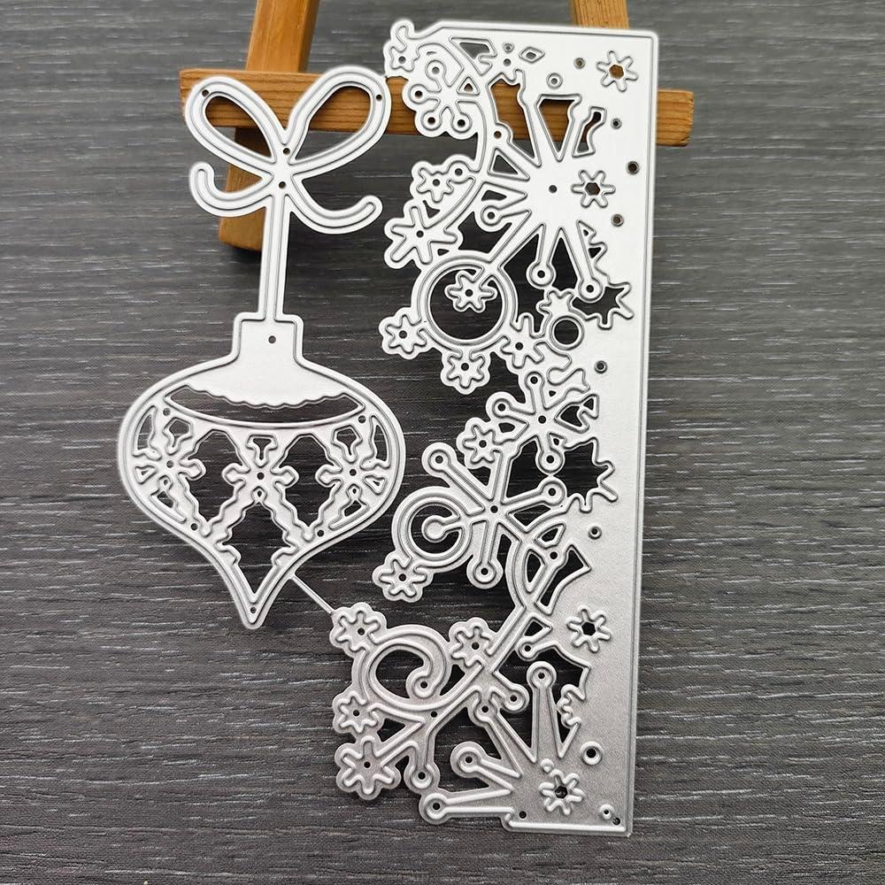 Cortes de Metal Kashoer para Scrapbooking - Copo de Nieve y Linterna