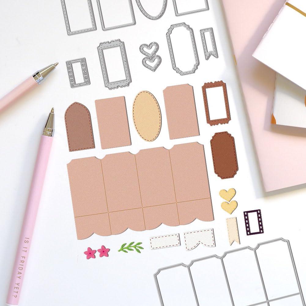 Troqueles de Corte para Tarjeta de Felicitación Plegable DELORIGIN