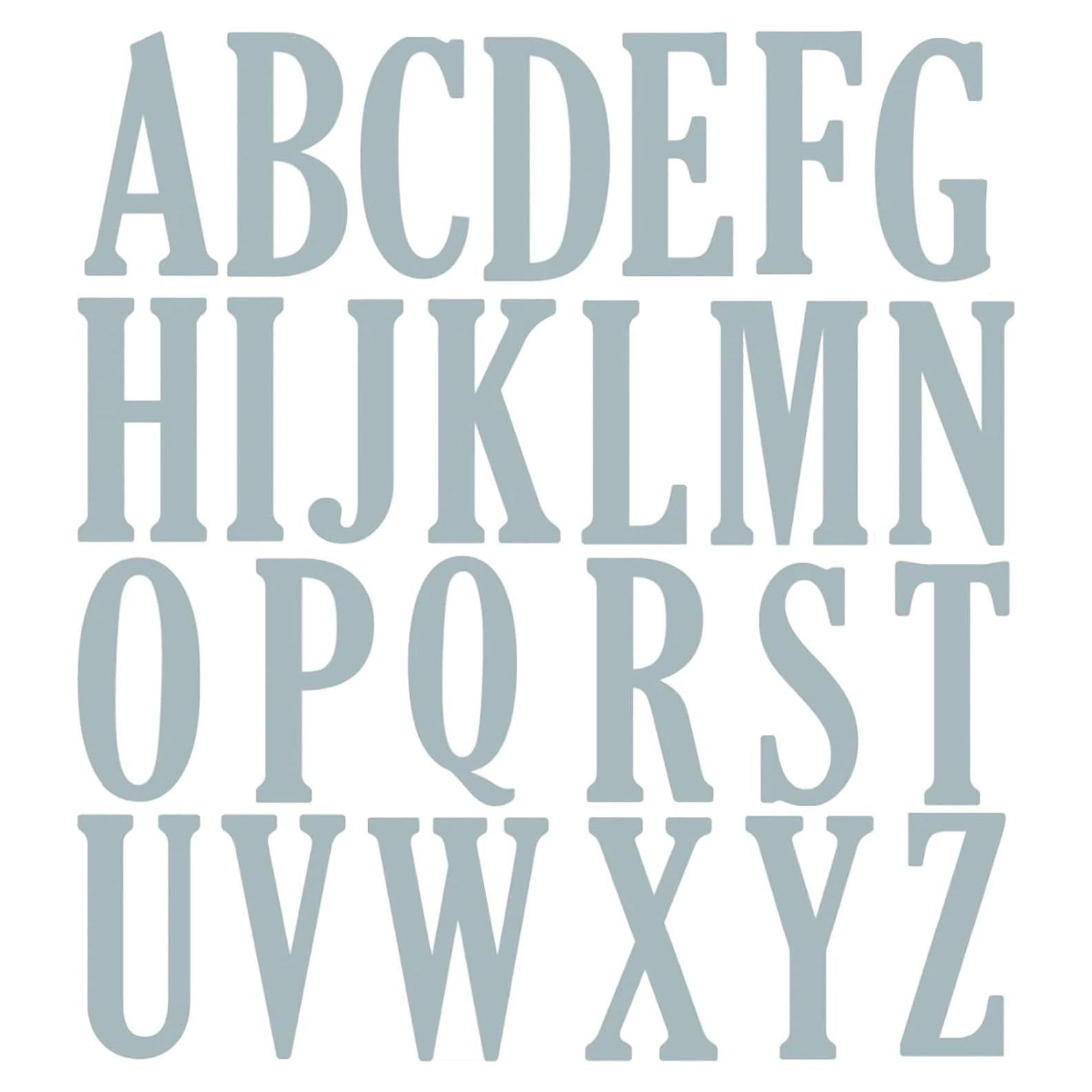 Troqueles de Corte 26 Letras Mayúsculas Briartw 10cm