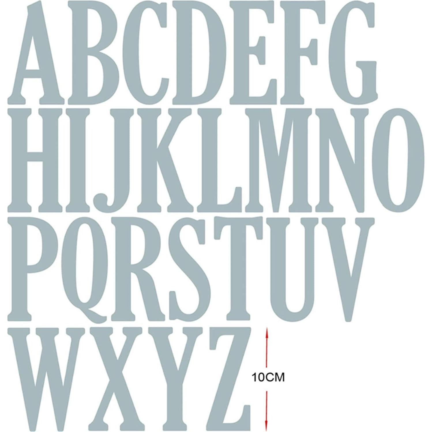 Troqueles de Corte 26 Letras Mayúsculas Briartw 10cm