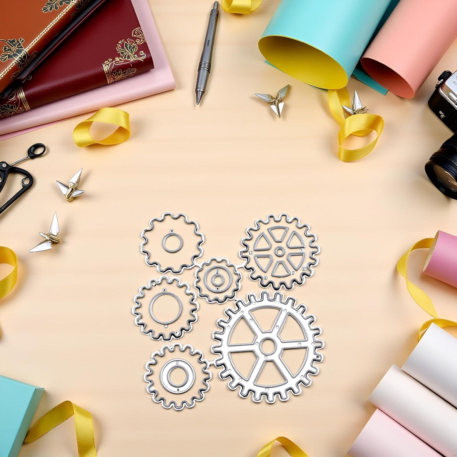 Troqueles de Corte Steampunk Fansoftiks para Scrapbooking