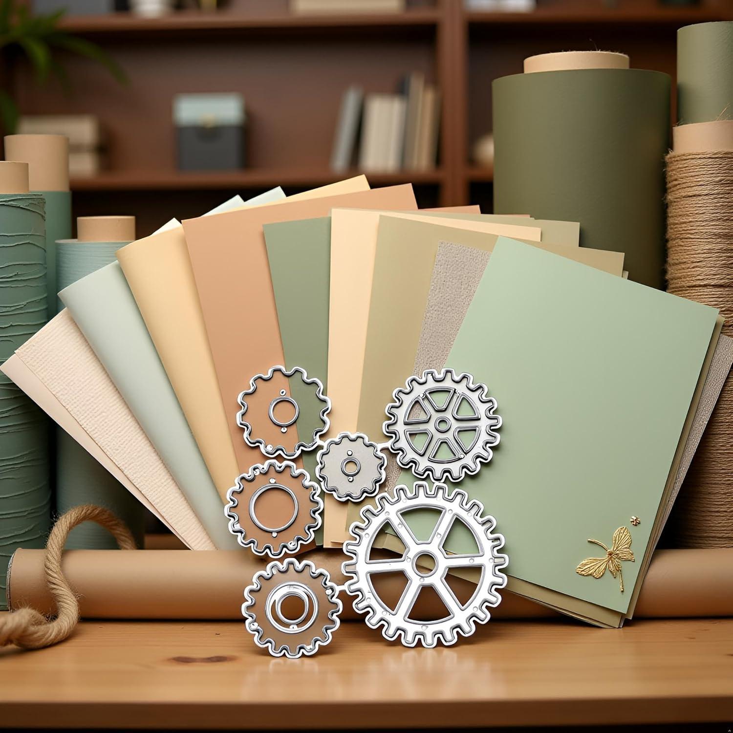 Troqueles de Corte Steampunk Fansoftiks para Scrapbooking