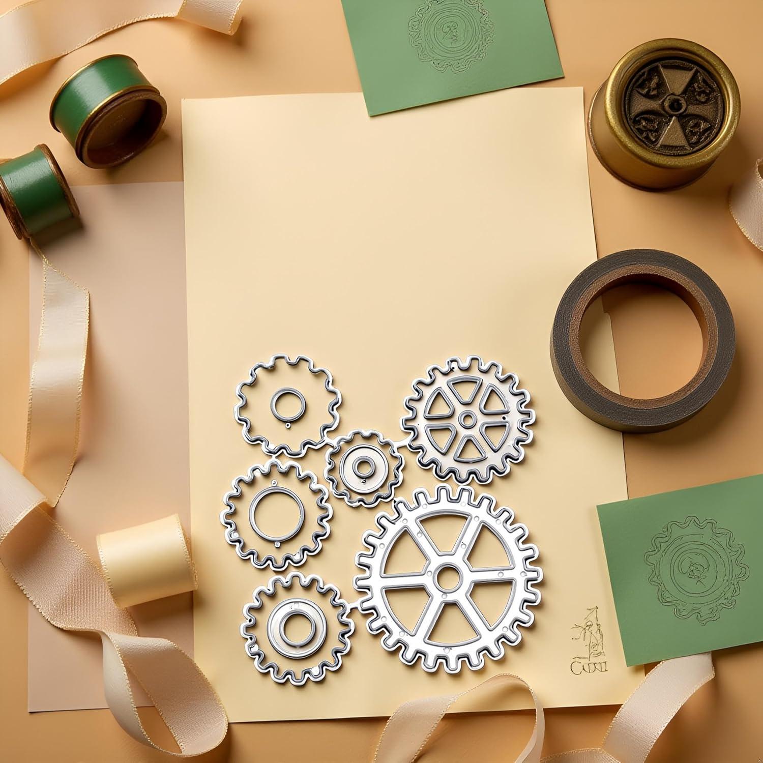 Troqueles de Corte Steampunk Fansoftiks para Scrapbooking