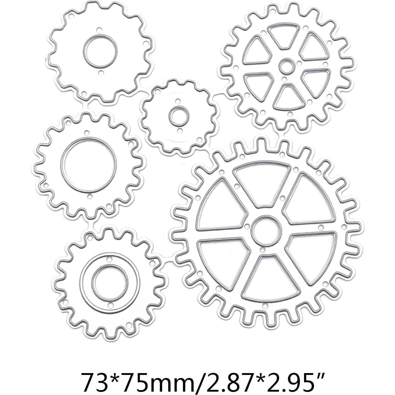 Troqueles de Corte Steampunk Fansoftiks para Scrapbooking