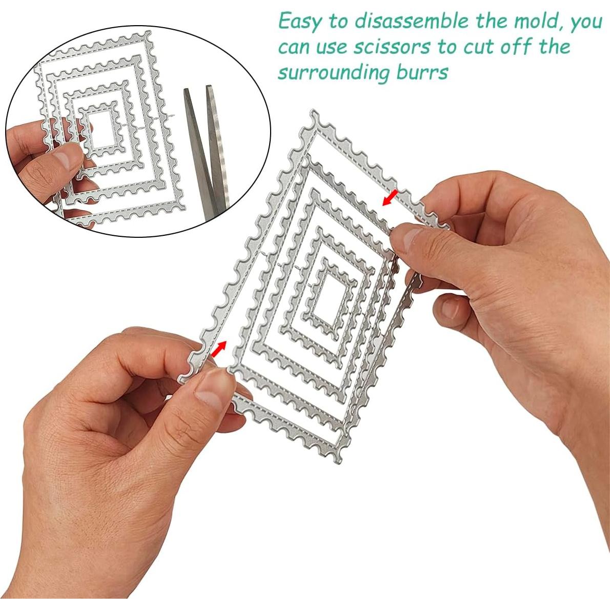 Troqueles de Corte de Metal SENHAI 8 Pcs para Scrapbooking