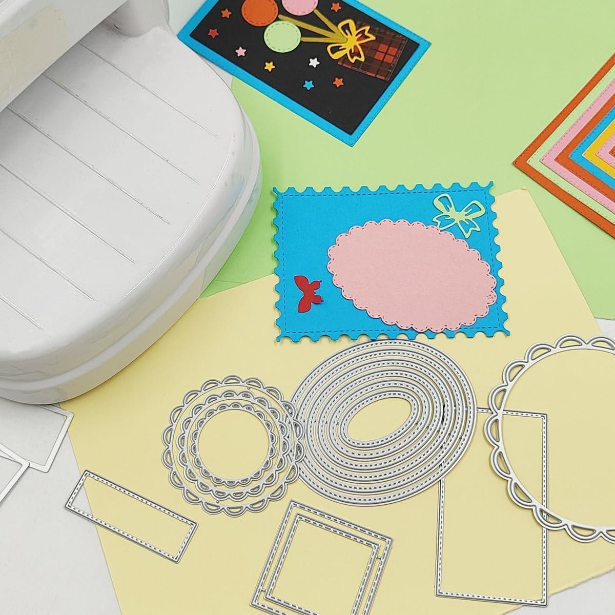 Troqueles de Corte de Metal SENHAI 8 Pcs para Scrapbooking