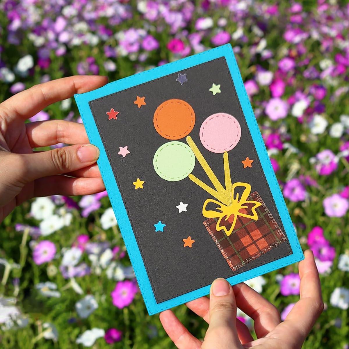 Troqueles de Corte de Metal SENHAI 8 Pcs para Scrapbooking