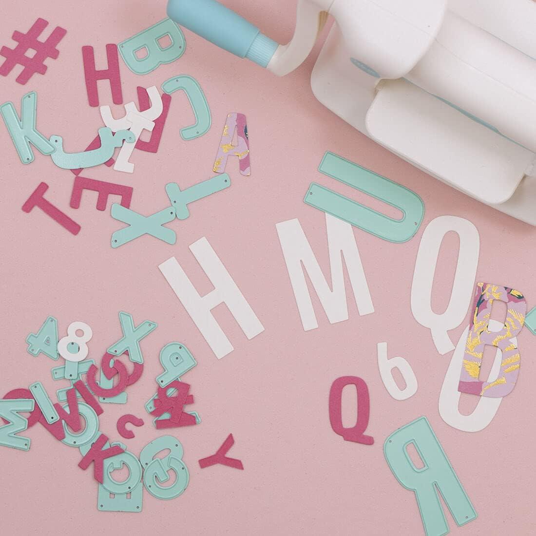 Set de 10 Troqueles Números Craftelier 2 cm para Scrapbooking