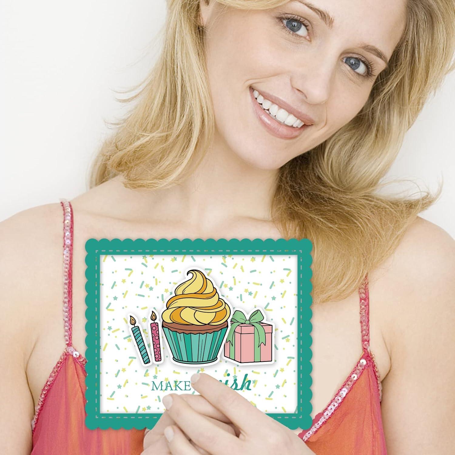 Sello y Troquel INFUNLY Cumpleaños Feliz - Manualidades