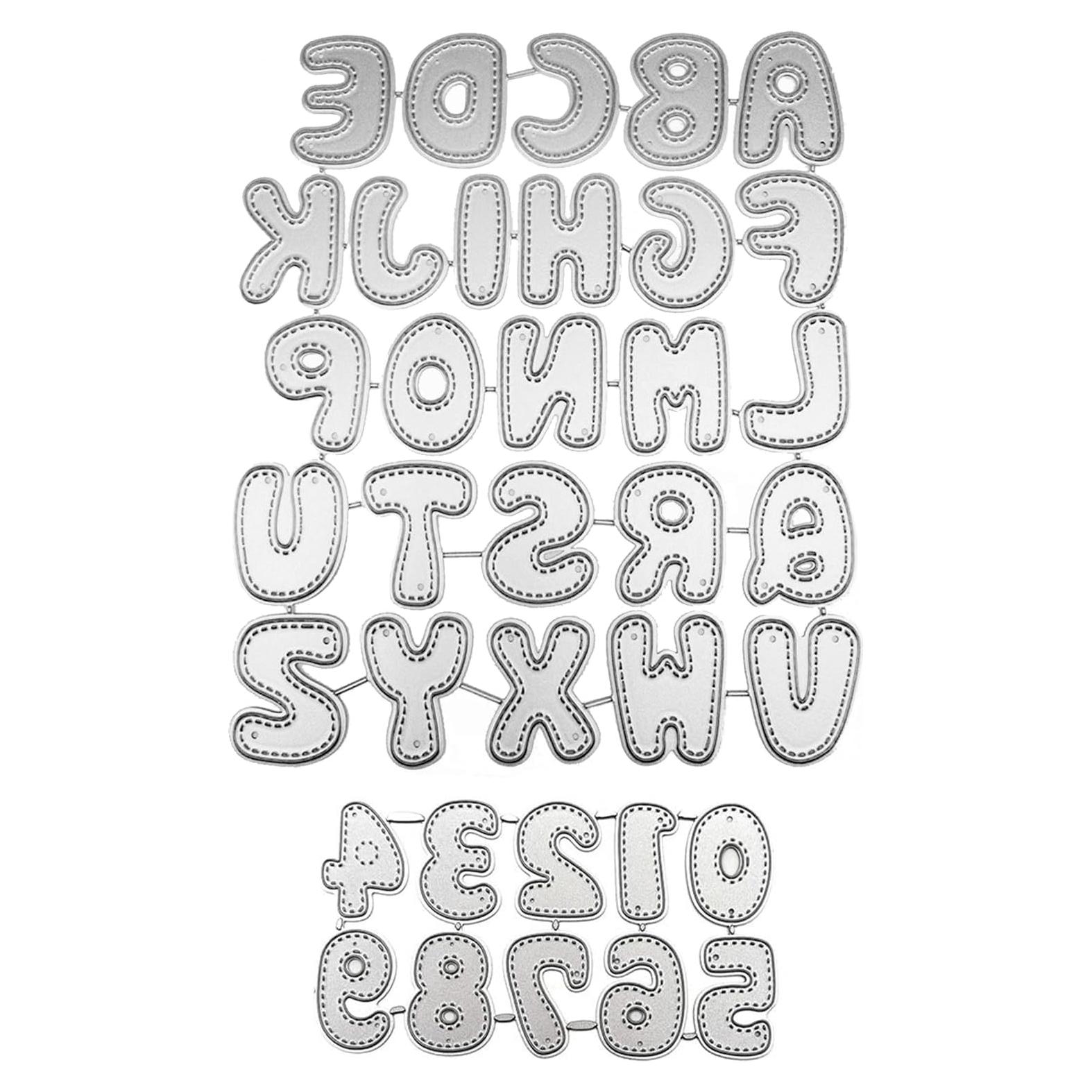 Set de 36 Troqueles de Corte Metálicos para Scrapbooking