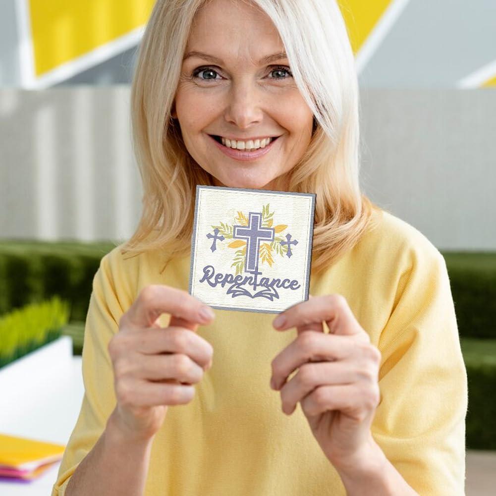 Troqueles de Corte Cruz Bíblica DELORIGIN 110x145mm para Scrapbooking