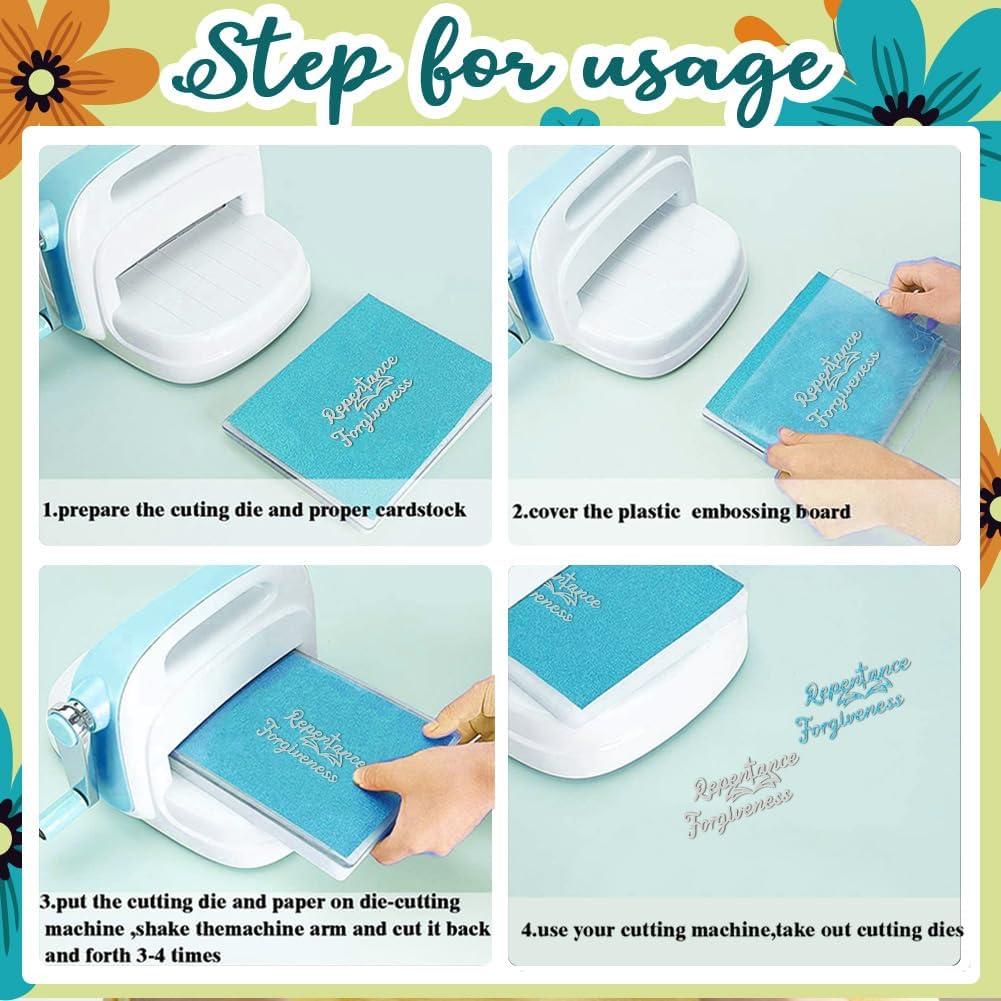 Troqueles de Corte Cruz Bíblica DELORIGIN 110x145mm para Scrapbooking