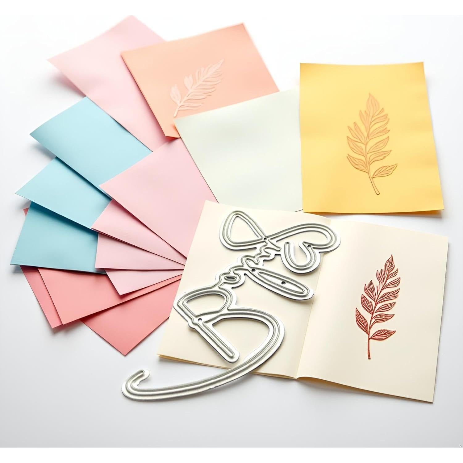 Troqueles de Corte de Metal Galepromot para Manualidades Plumas