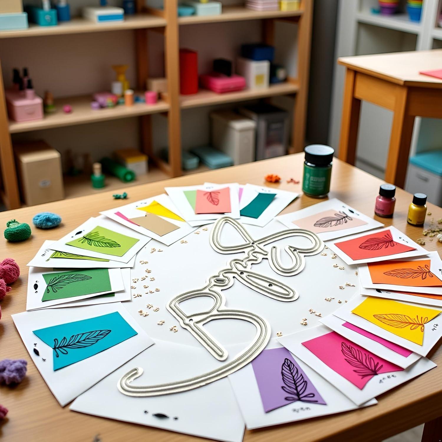 Troqueles de Corte de Metal Galepromot para Manualidades Plumas