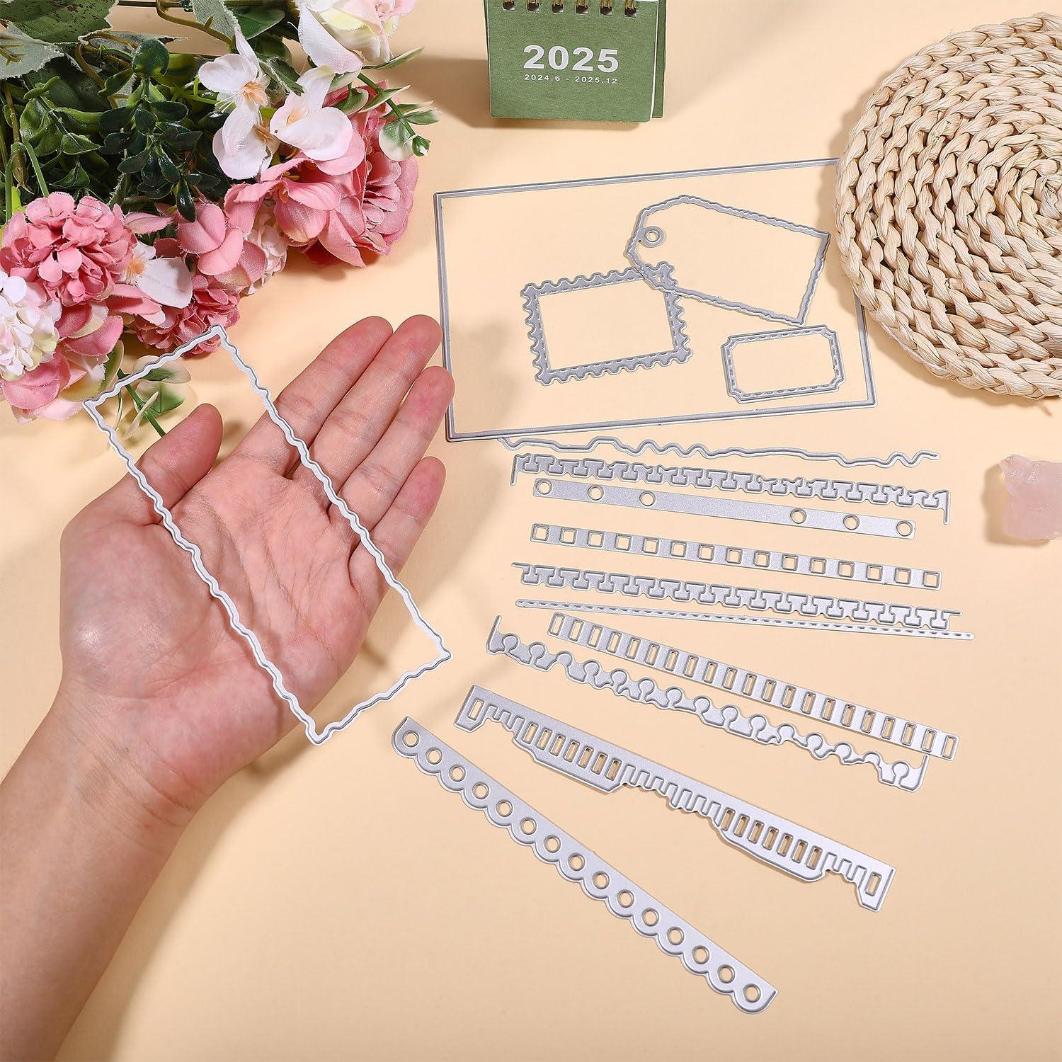 Troquel de Corte Vintage GLOBLELAND para Scrapbooking 3 Piezas